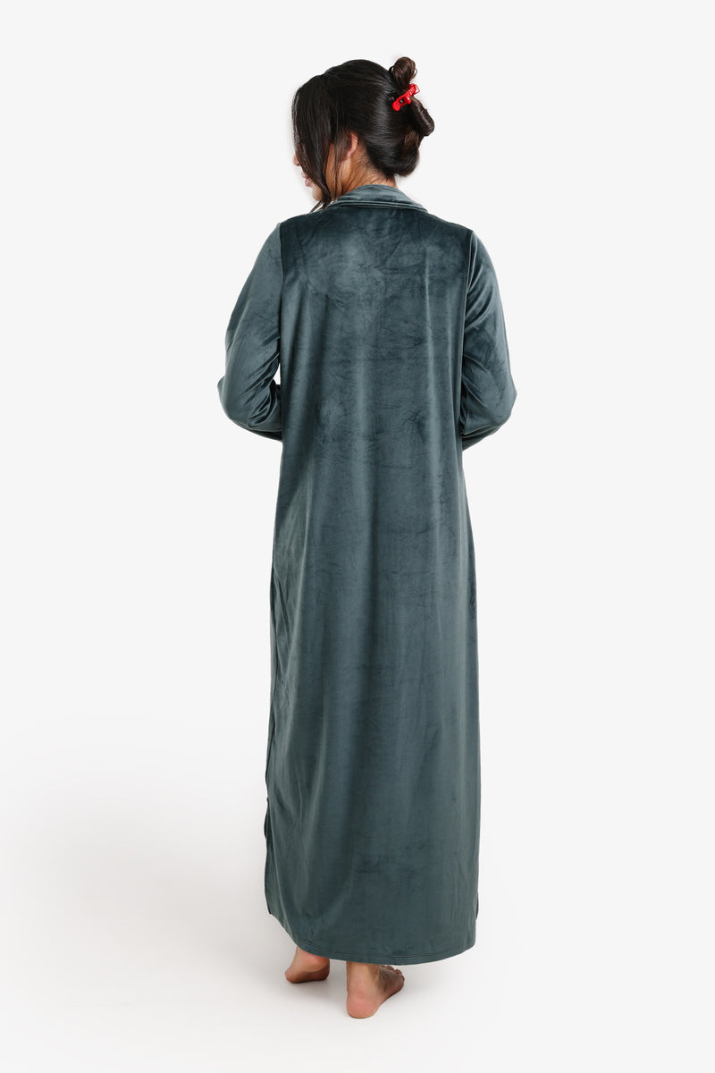 Carina - Velvet Relaxed Nightgown