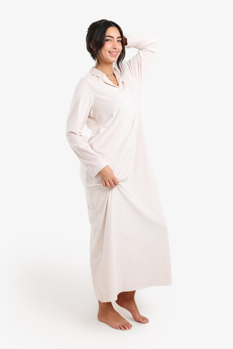 Carina - Velvet Relaxed Nightgown