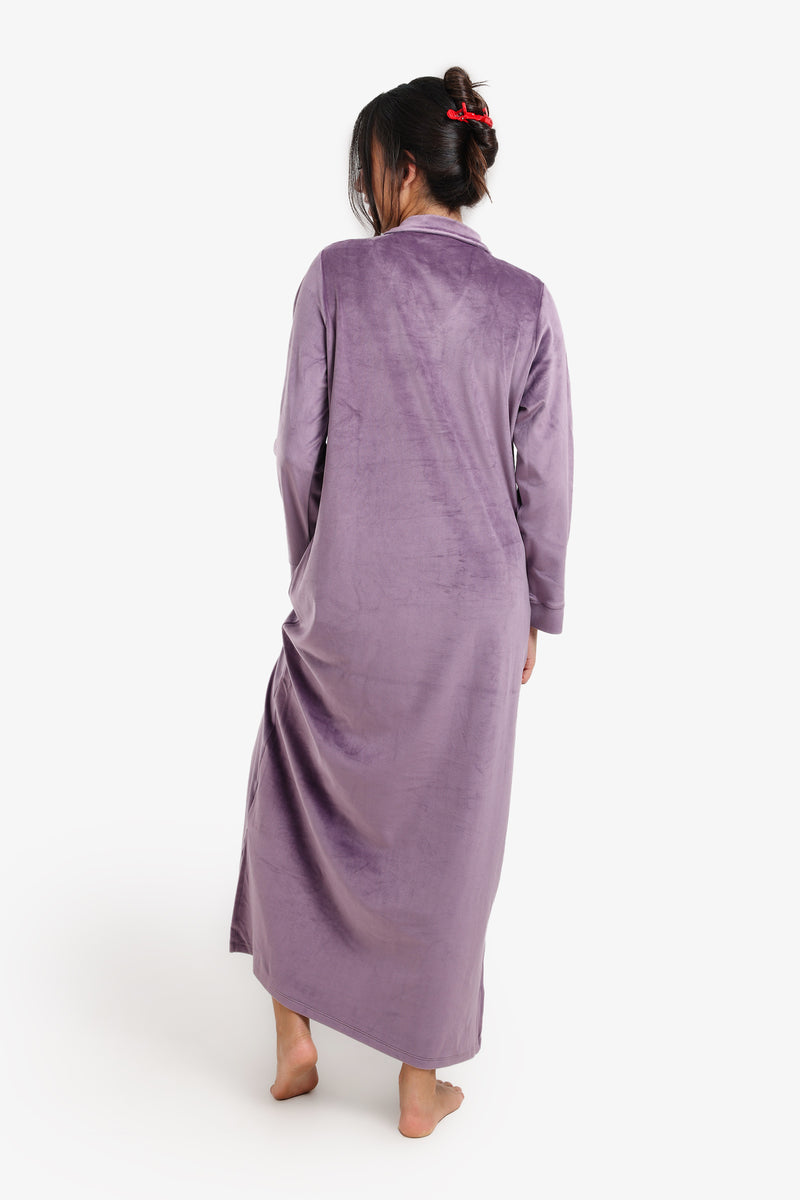 Carina - Velvet Relaxed Nightgown