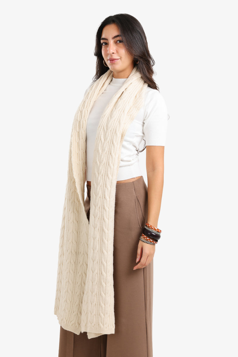 Carina - Braided Pattern Scarf