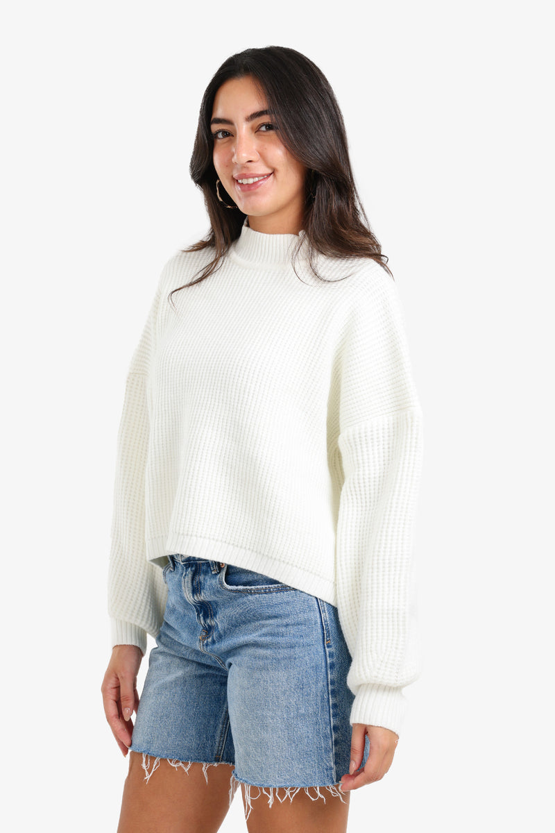 Carina - Classic Ribbed Pullover