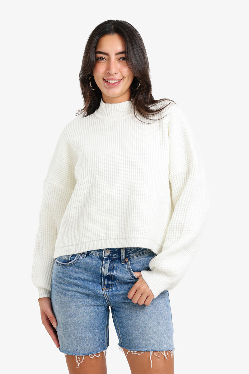 Carina - Classic Ribbed Pullover