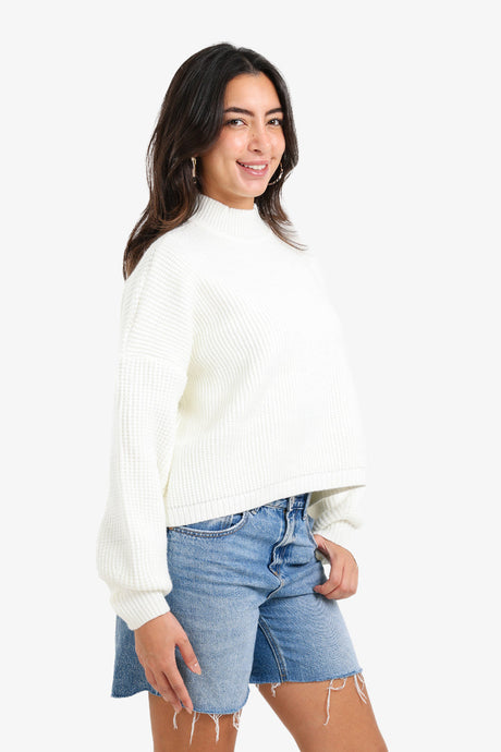Carina - Classic Ribbed Pullover