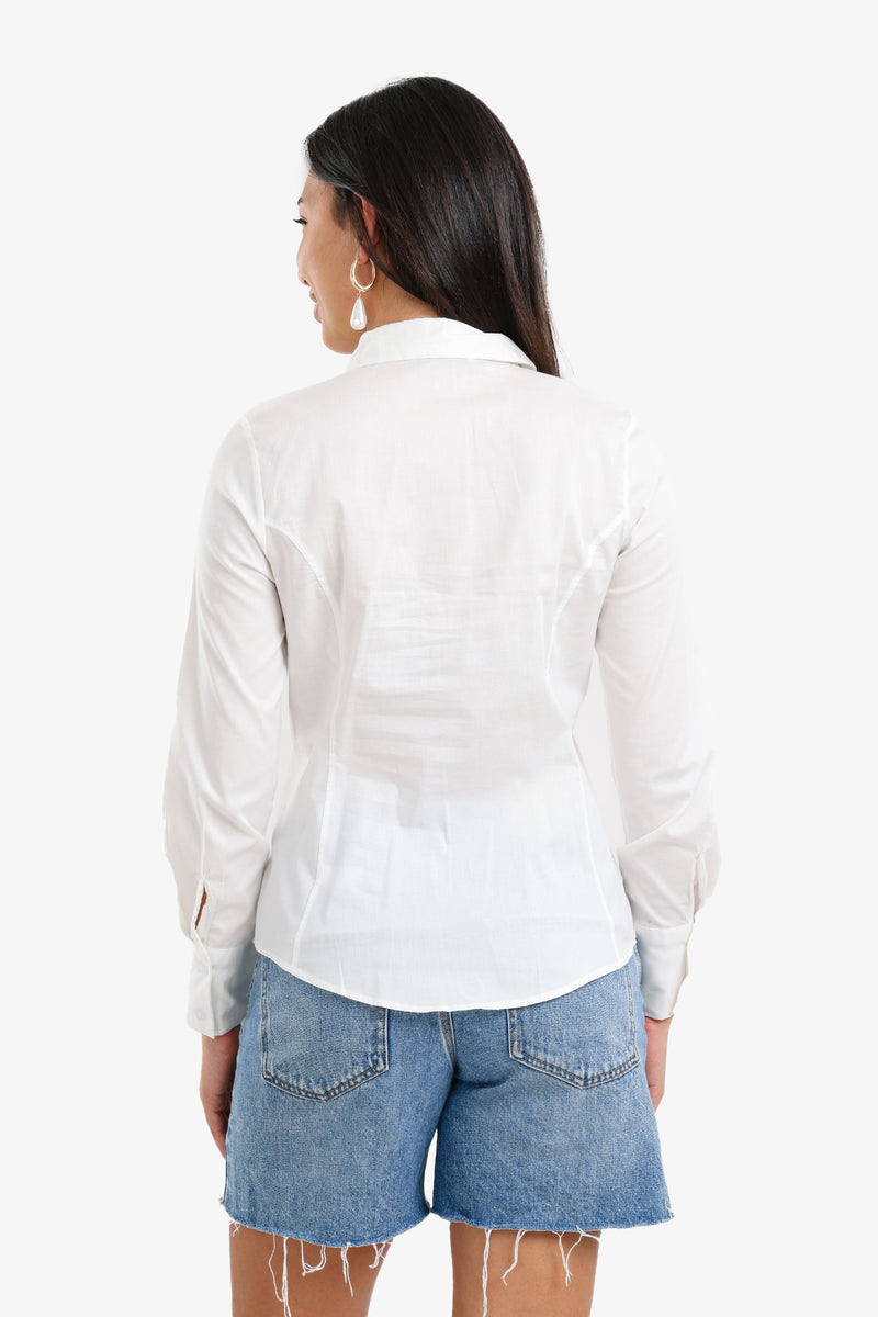 Carina - Asymmetrical Hem Shirt