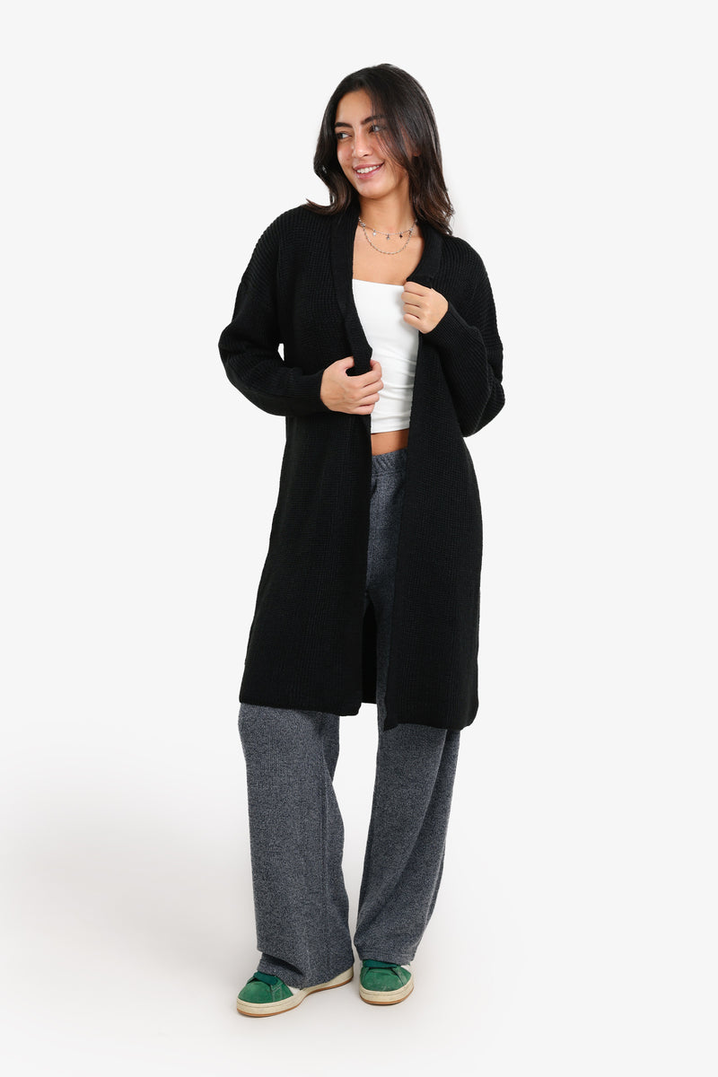 Carina - Relaxed Knee-Length Cardigan