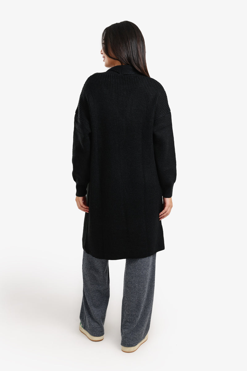 Carina - Relaxed Knee-Length Cardigan