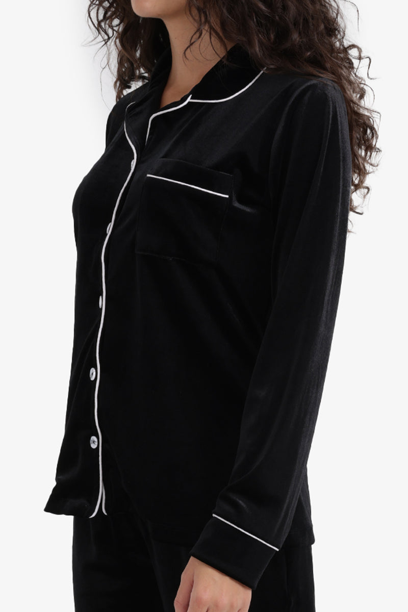 Carina - Classic Velvet Pyjama Set