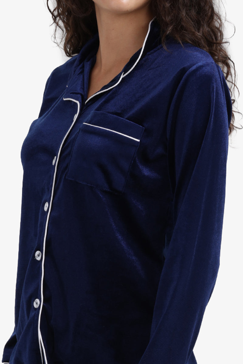 Carina - Classic Velvet Pyjama Set