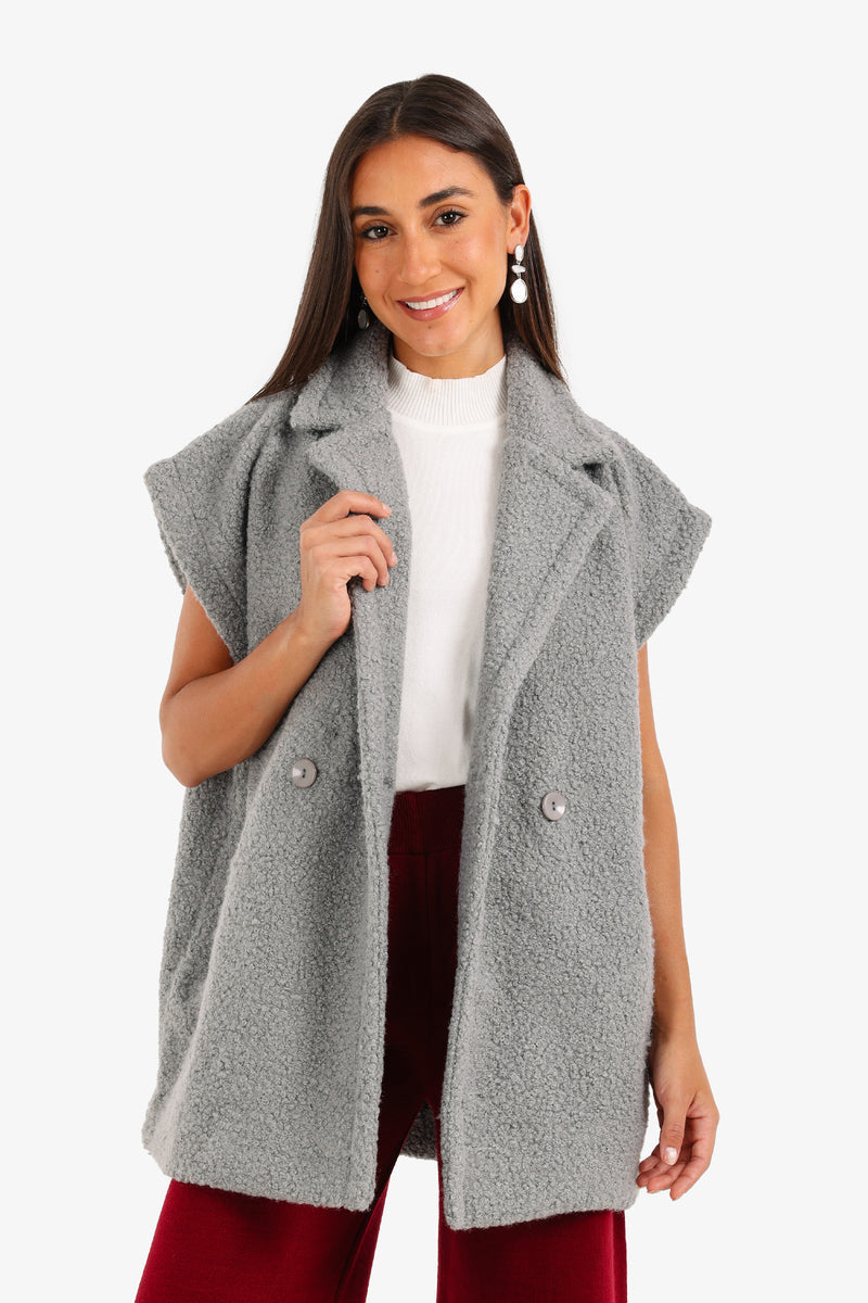 Carina - Relaxed Double-breasted Vest