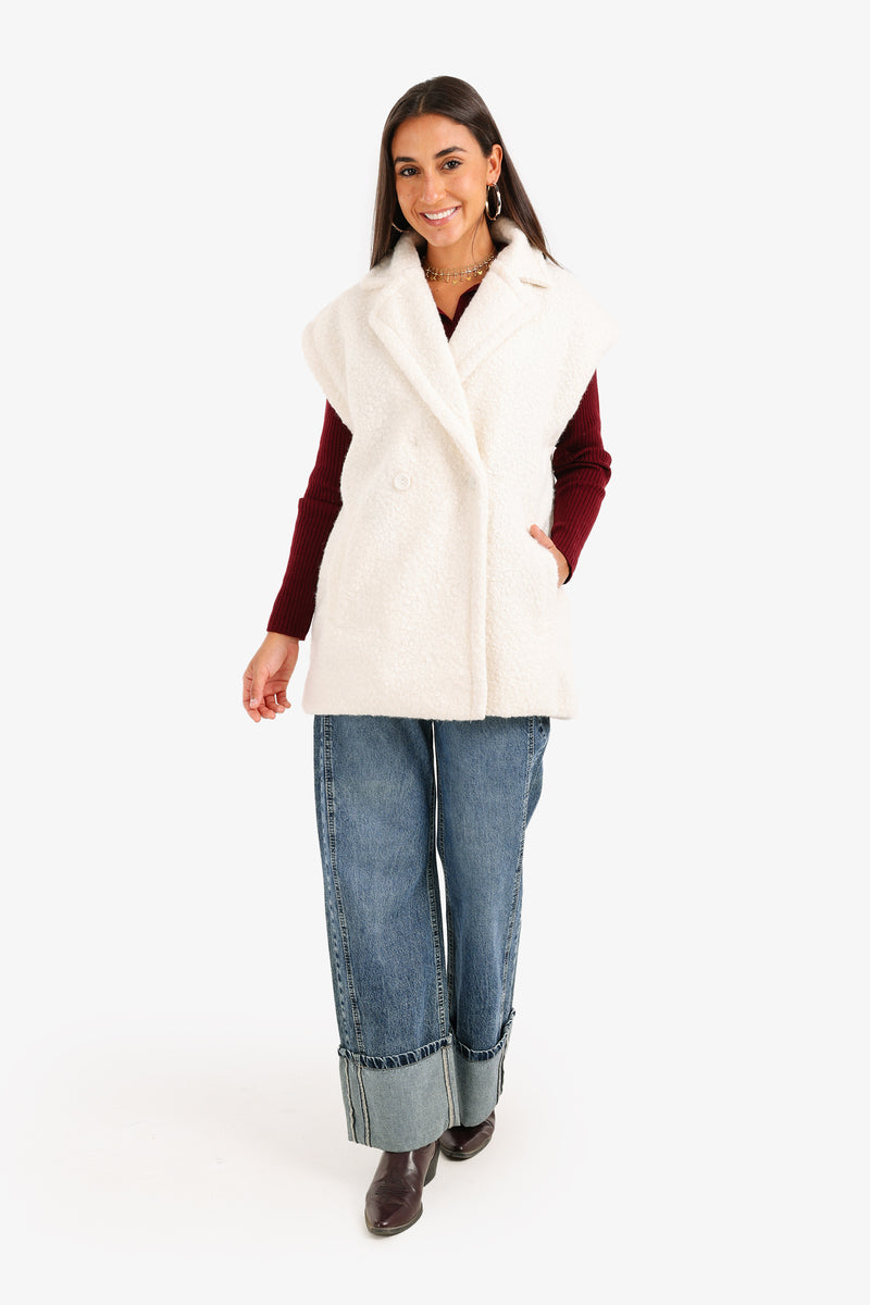 Carina - Relaxed Double-Breasted Vest