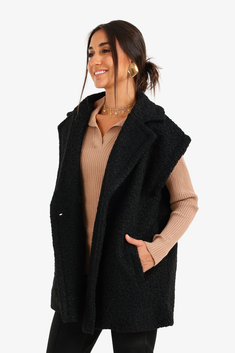 Carina - Relaxed Double-Breasted Vest