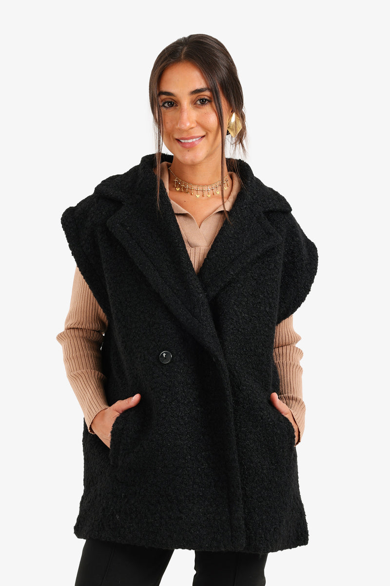 Carina - Relaxed Double-Breasted Vest