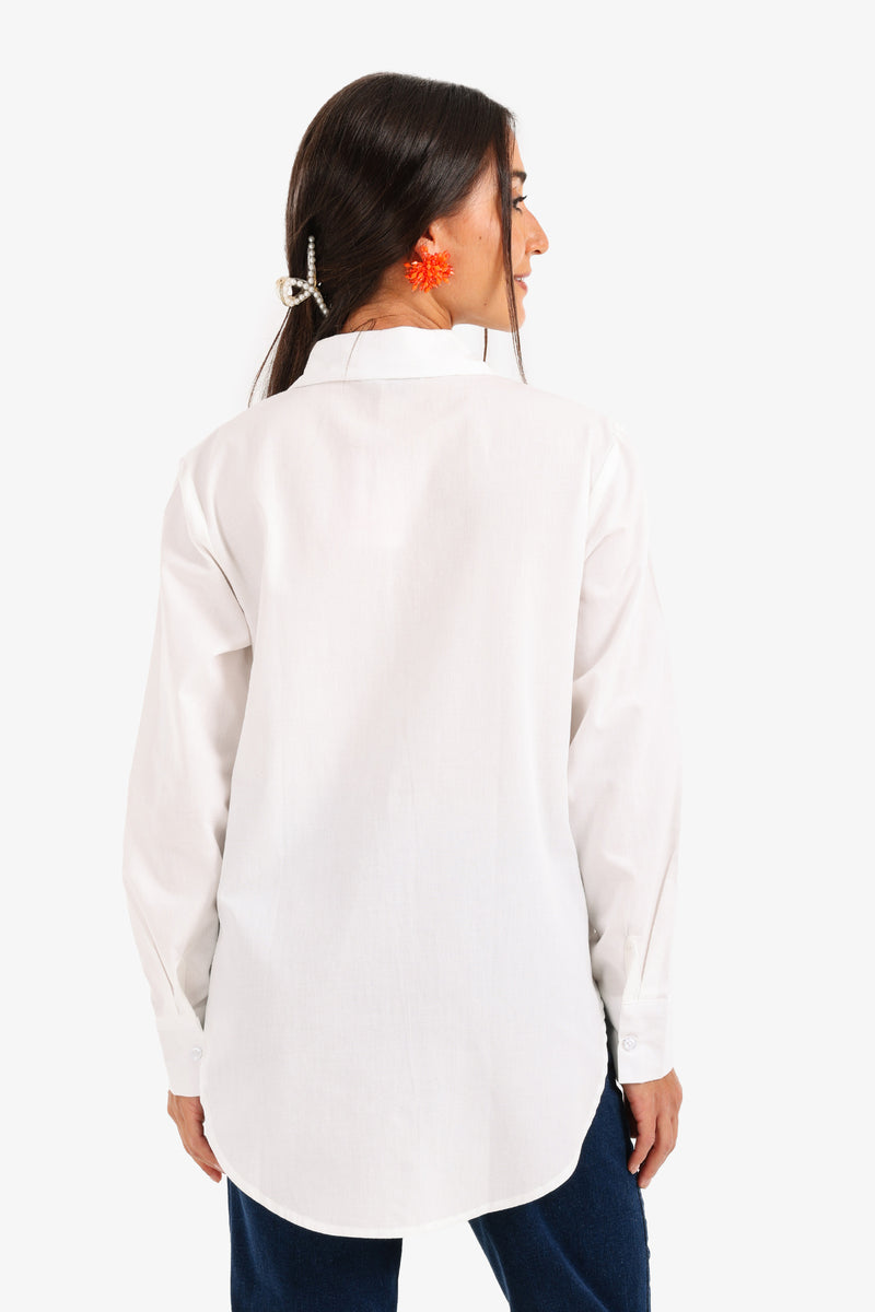 Carina - Asymetrical Hem Shirt