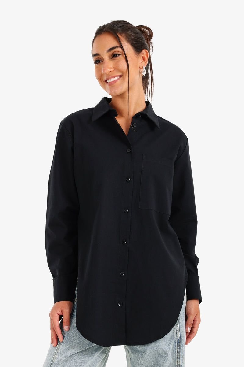 Carina - Asymetrical Hem Shirt