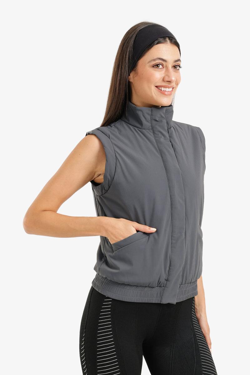 Carina - Padded Sleeveless Lounge Vest