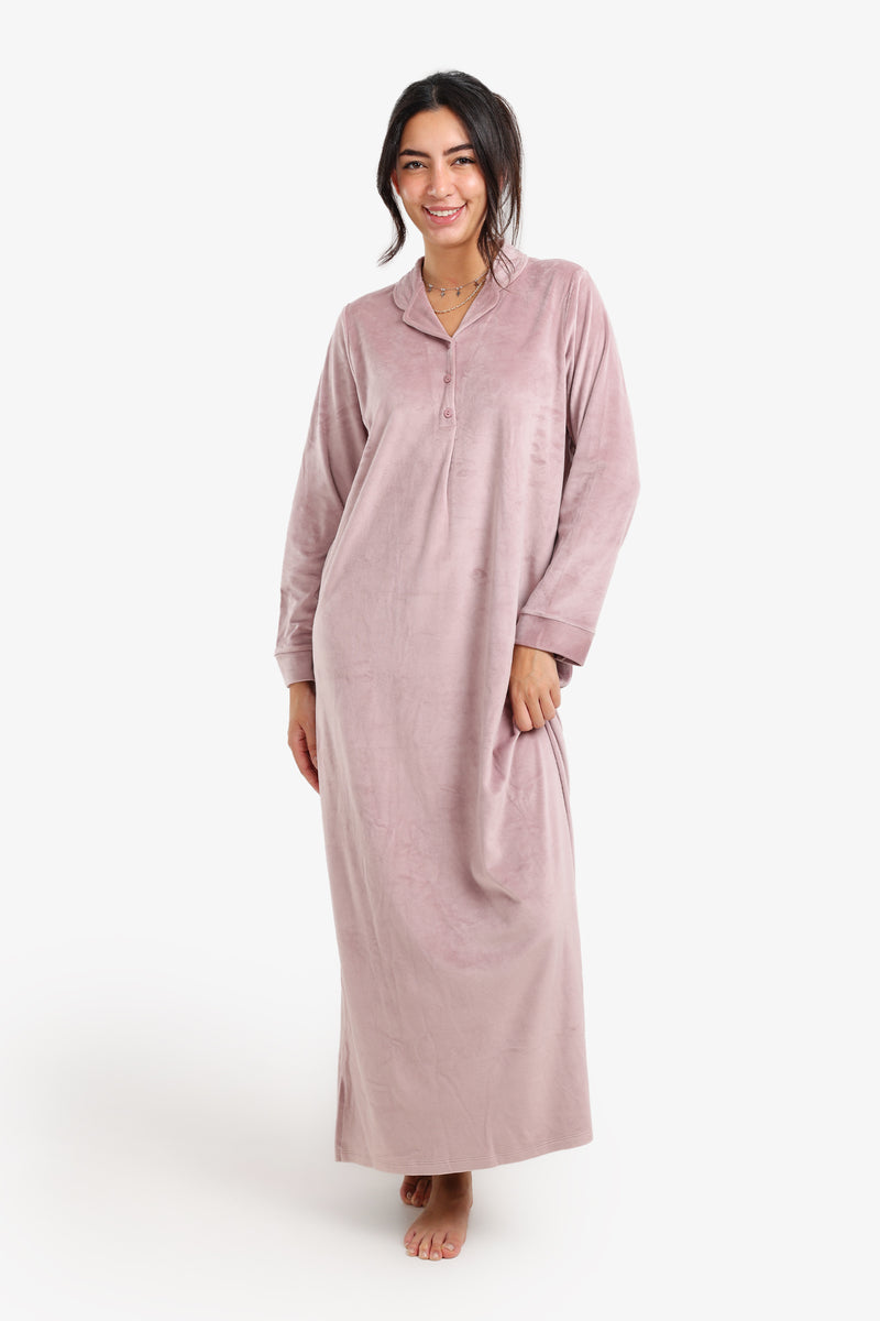 Carina - Velvet Relaxed Nightgown