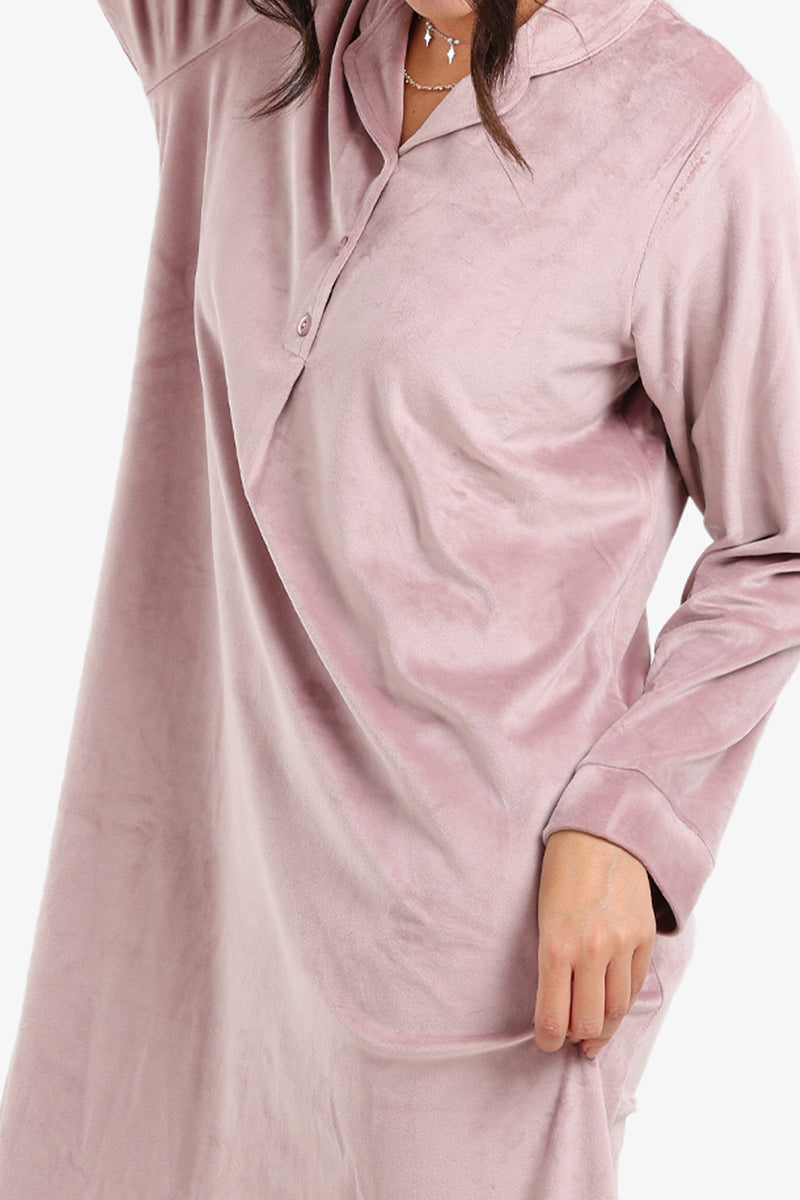 Carina - Velvet Relaxed Nightgown
