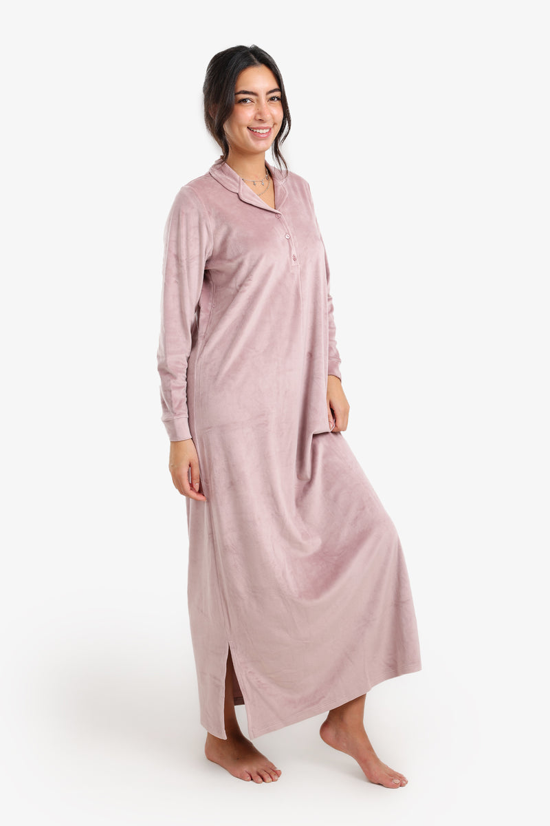 Carina - Velvet Relaxed Nightgown