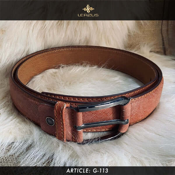 Leazus - Leather jeans belt - J-113