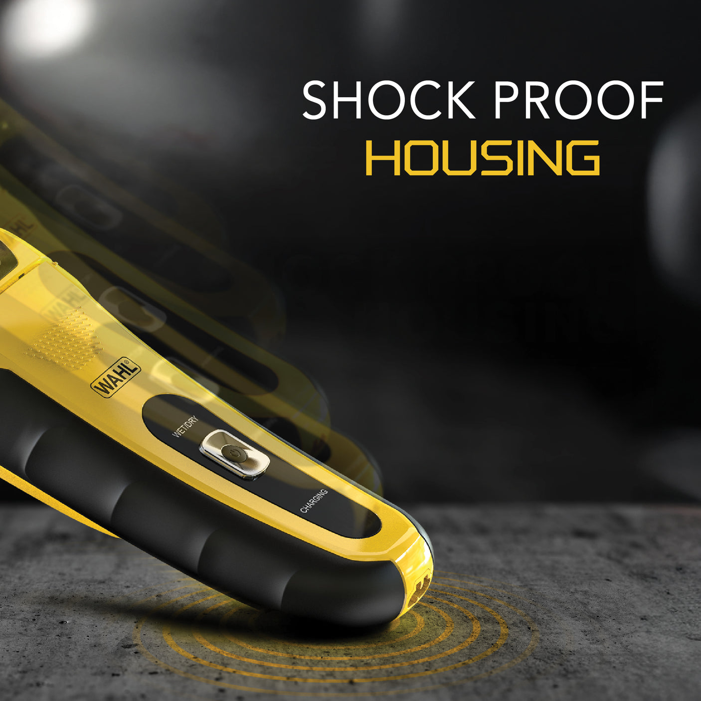 Wahl - Rechargeable electric shaver with ergonomic grip