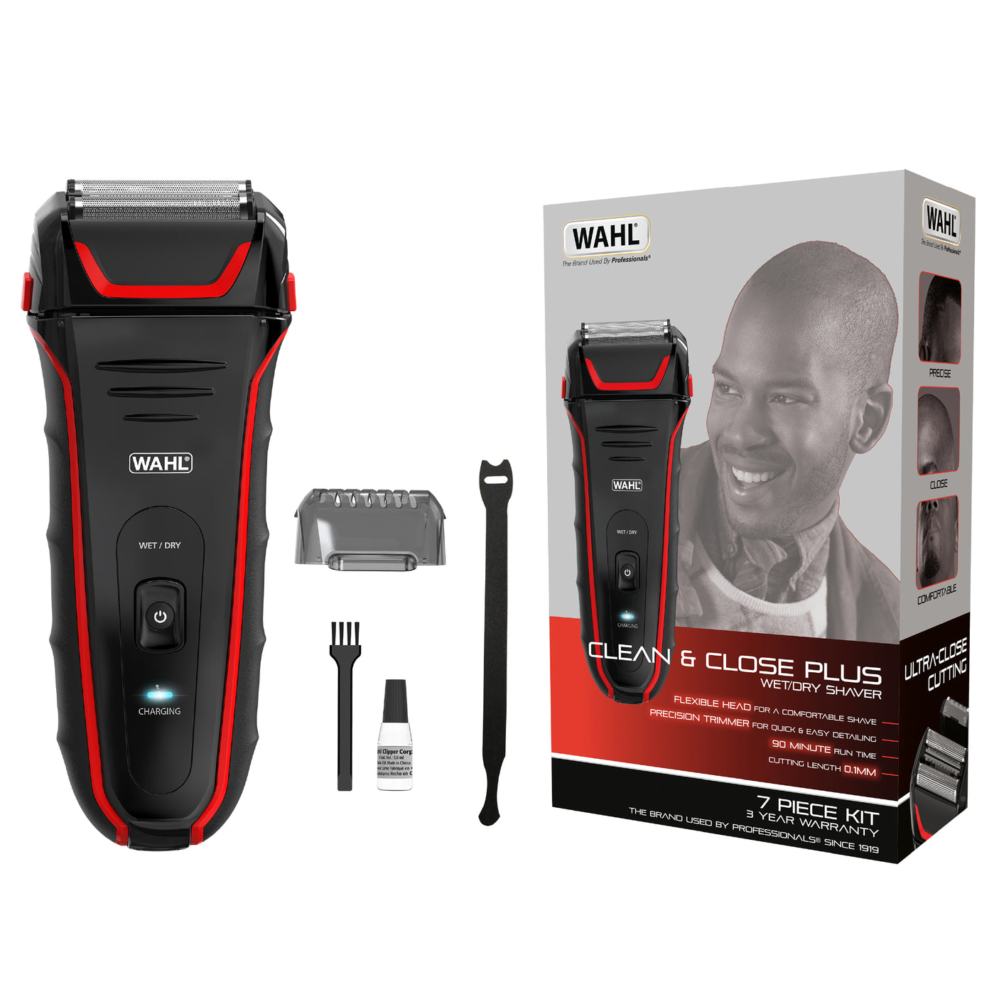 Wahl - Advanced shaver with a powerful motor for efficient shaving