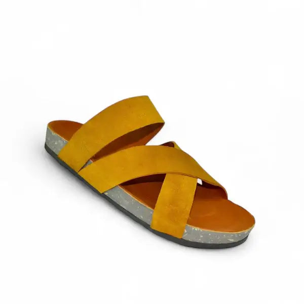 Leazus - Leather SnapXtra Sandal - Havana