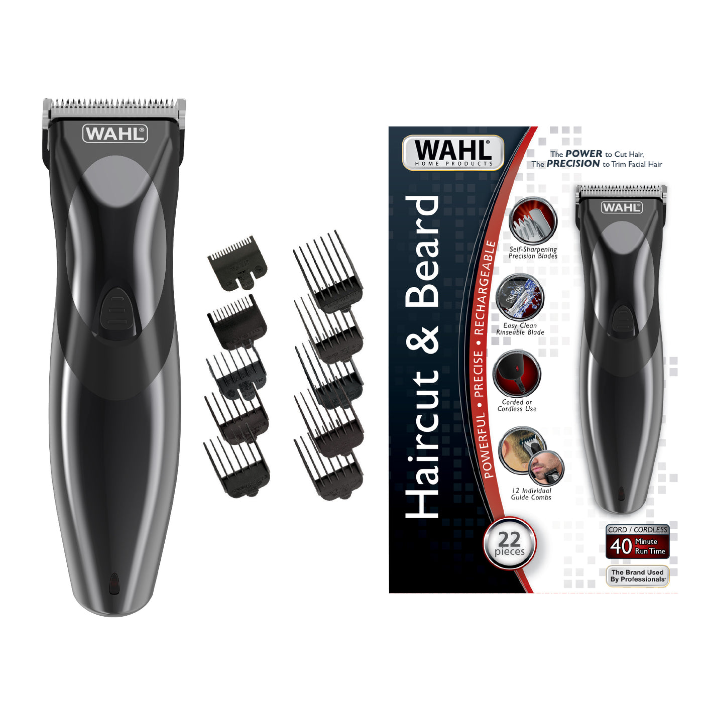 ماكينة قص شعر سلكية ولاسلكية ببطارية تدوم طويلاً09639-816