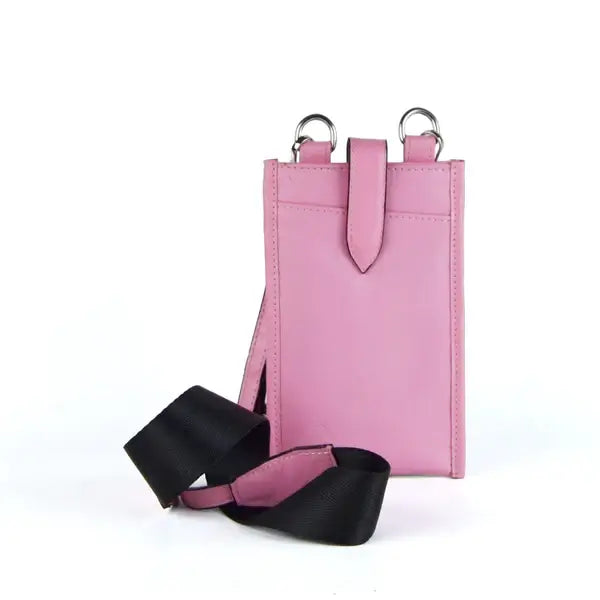 Leazus - Pink - LEATHER BAGGY WALLET