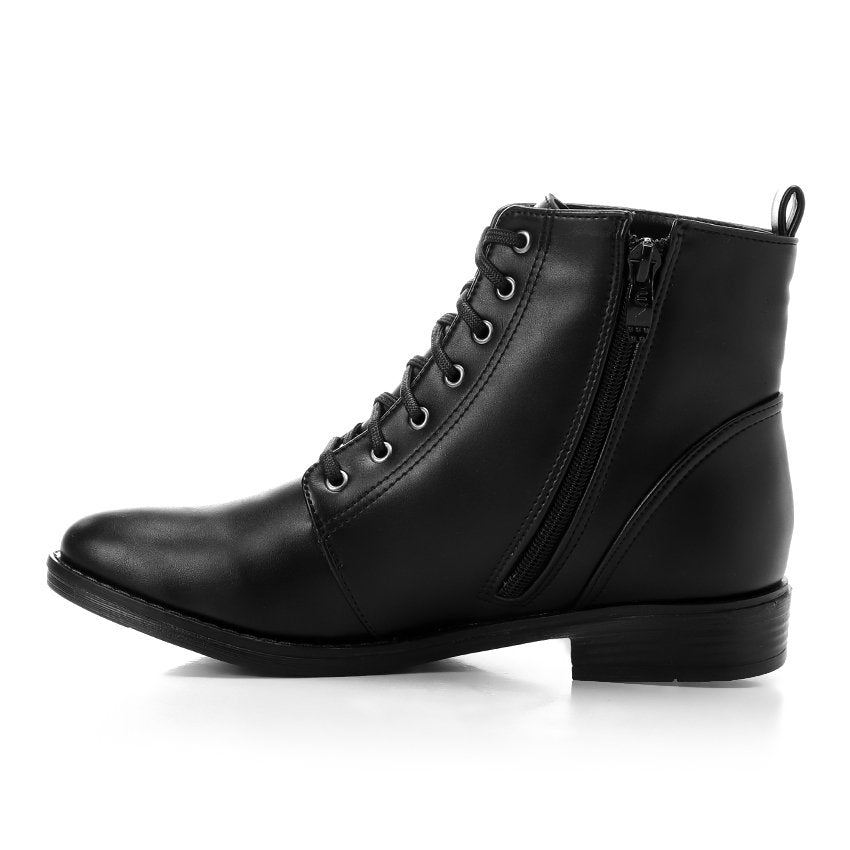 XO STYLE Leather Ankle Boot