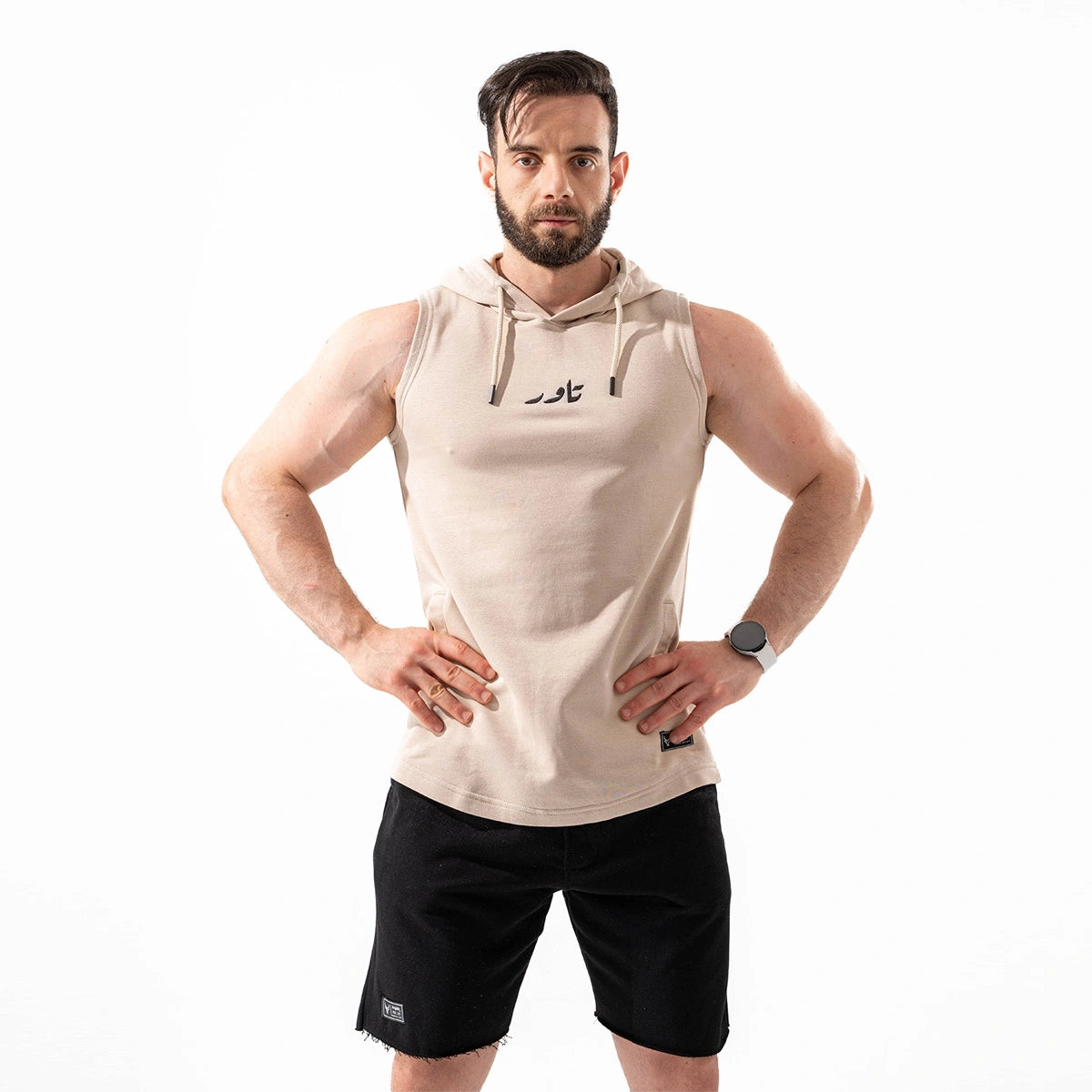 تاور - تي شيرت هودي رياضي للرجال