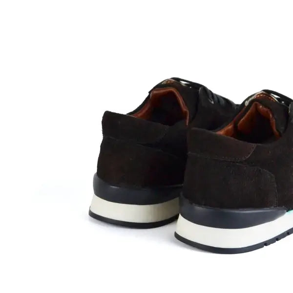 Leazus - LEATHER SNEAKER - S-5000 BLACK