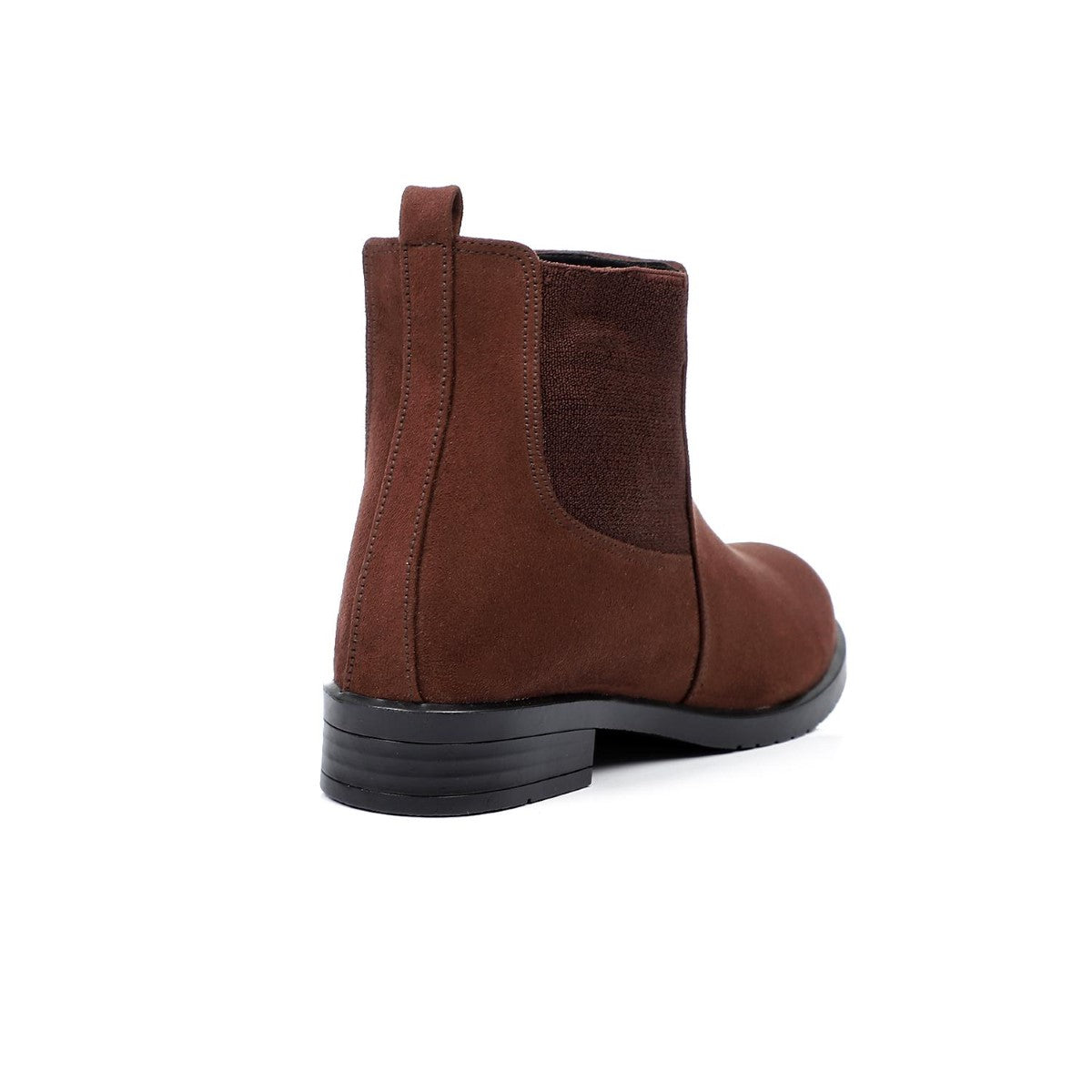 حذاء كاحل من الجلد بتصميم XO