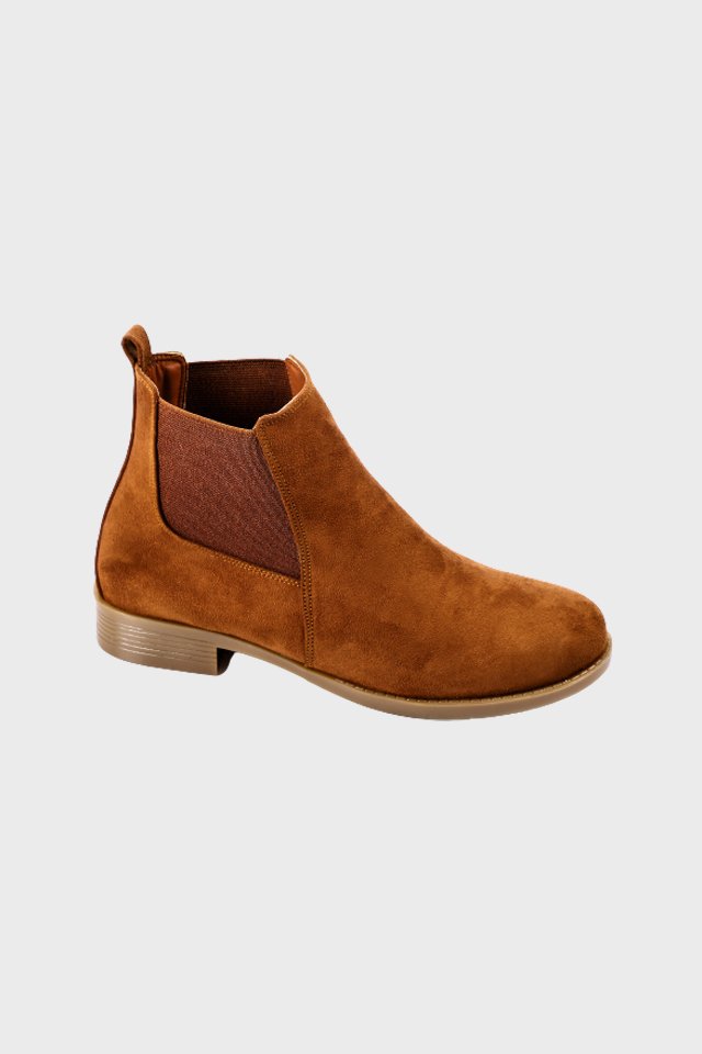 حذاء نصفي من الجلد المدبوغ بتصميم Xo