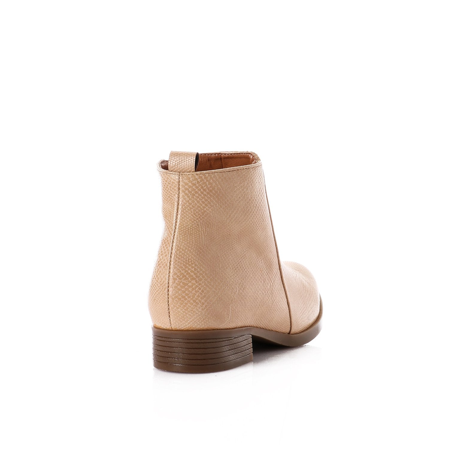 حذاء كاحل جلدي من XO STYLE