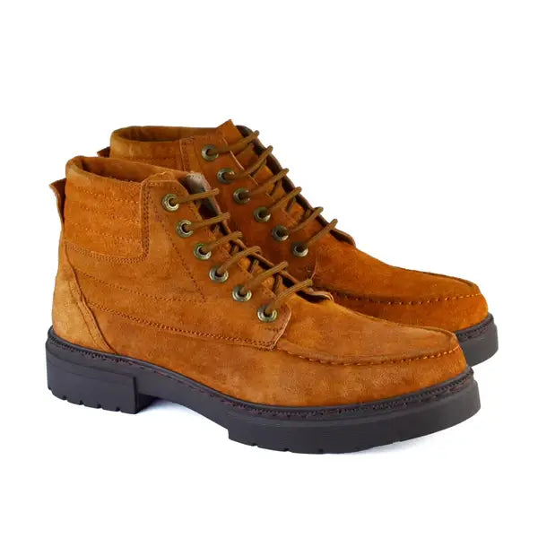 Leazus - Suede Bold Halfboot - S-8000