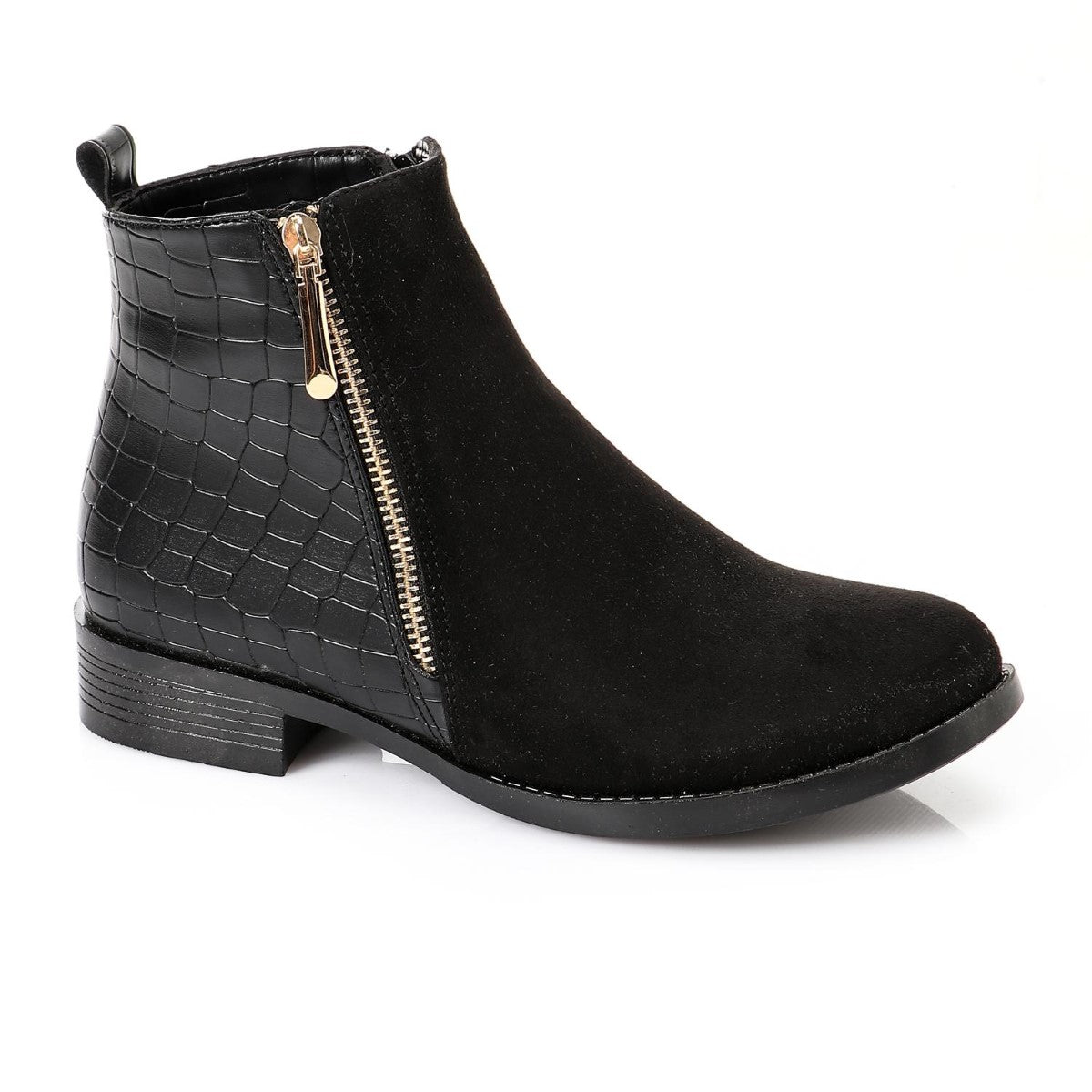 XO Style -Leather Ankle Boot