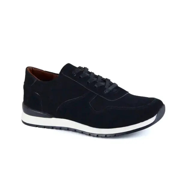 Leazus - LEATHER SNEAKER - S-5000 BLACK