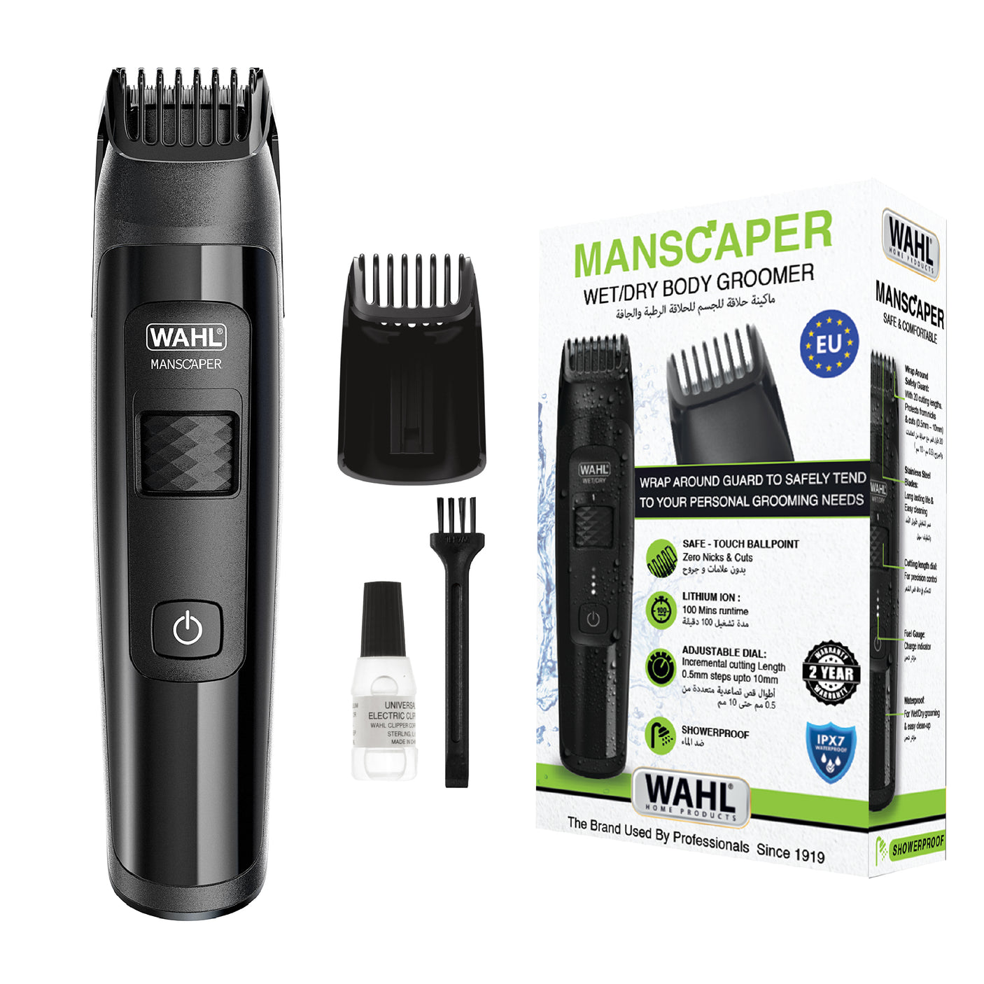 ماكينة تشذيب للجسم بالكامل لحلاقة دقيقة وناعمة1065-0411