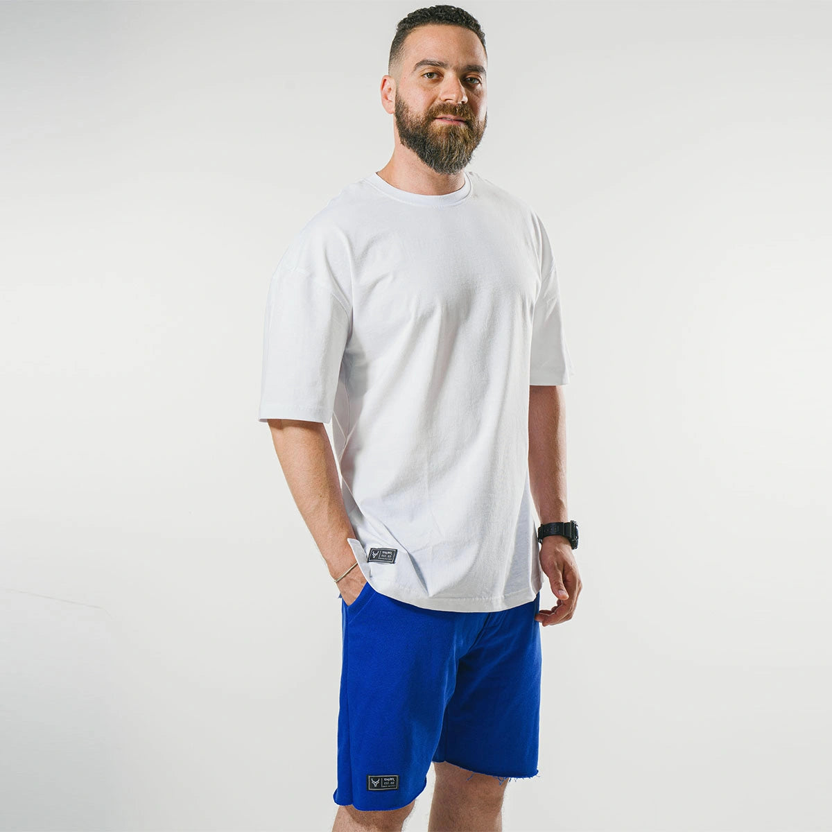 تاور - تي شيرت بقصه فضفاضه للرجال