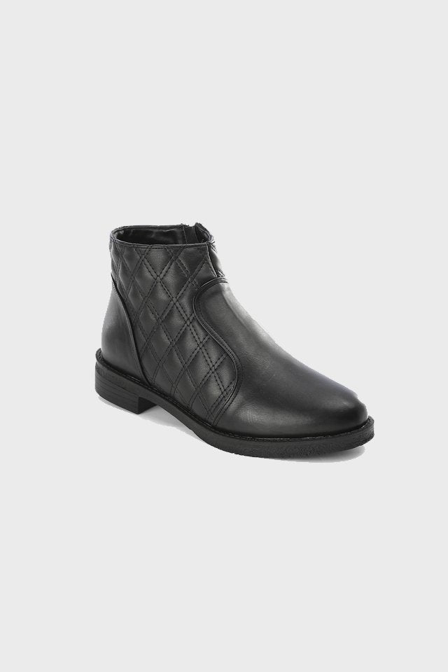 XO STYLE Leather Ankle Boot