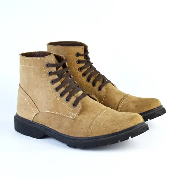 Leazus - SUEDE HALFBOOT - S-9000 BEIGE