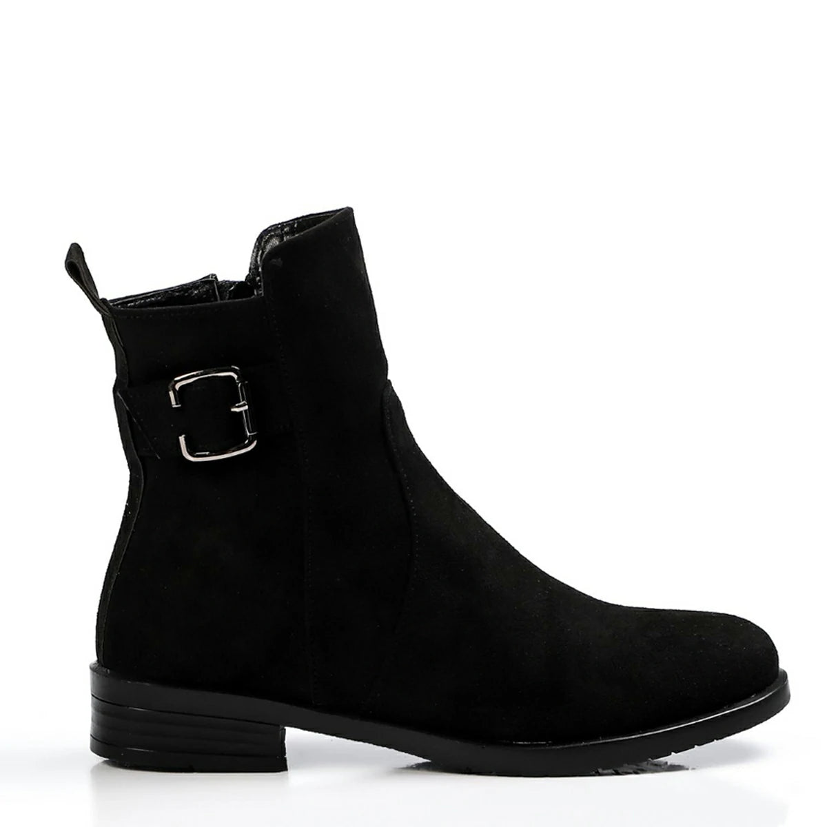 XO - حذاء كاحل من الجلد