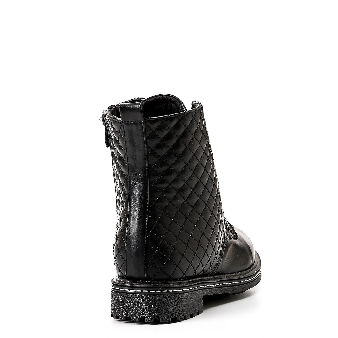 حذاء كاحل جلدي من XO STYLE