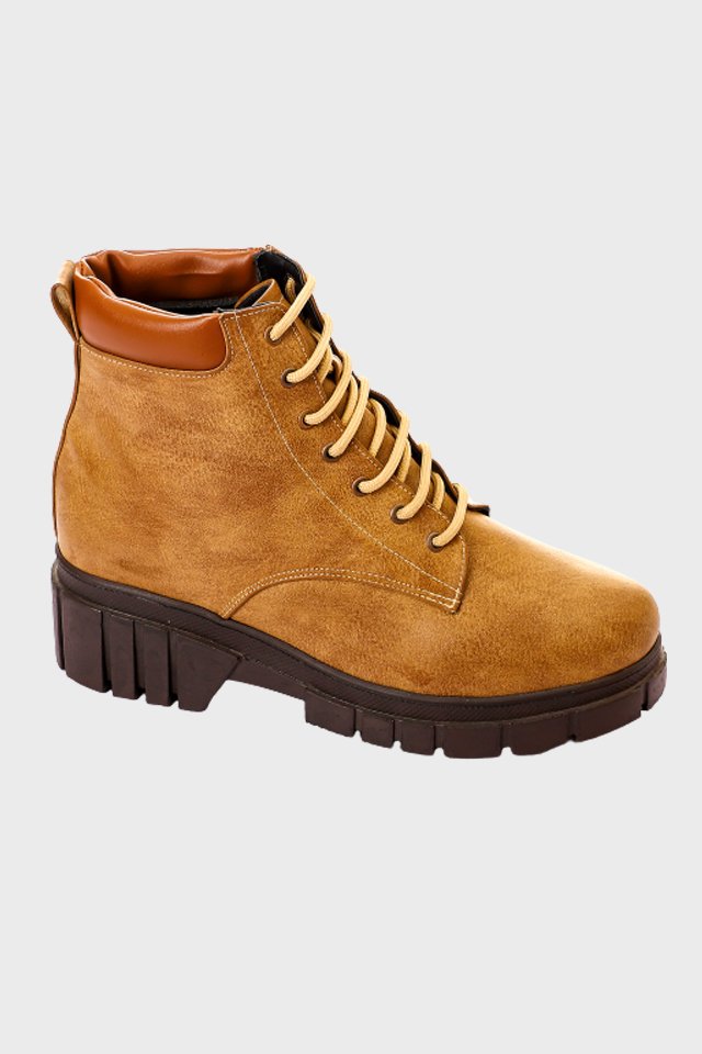 XO STYLE Leather Ankle Boot