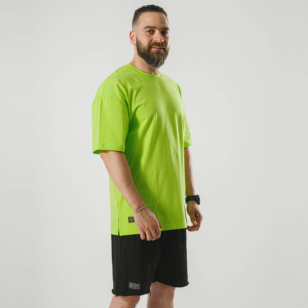 تاور - تي شيرت بقصه فضفاضه للرجال