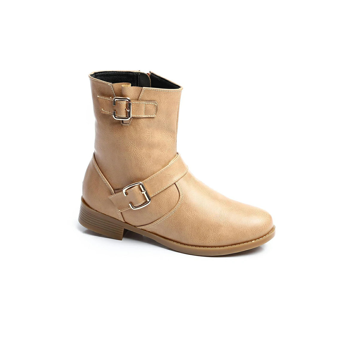 XO Style -Leather Ankle Boot