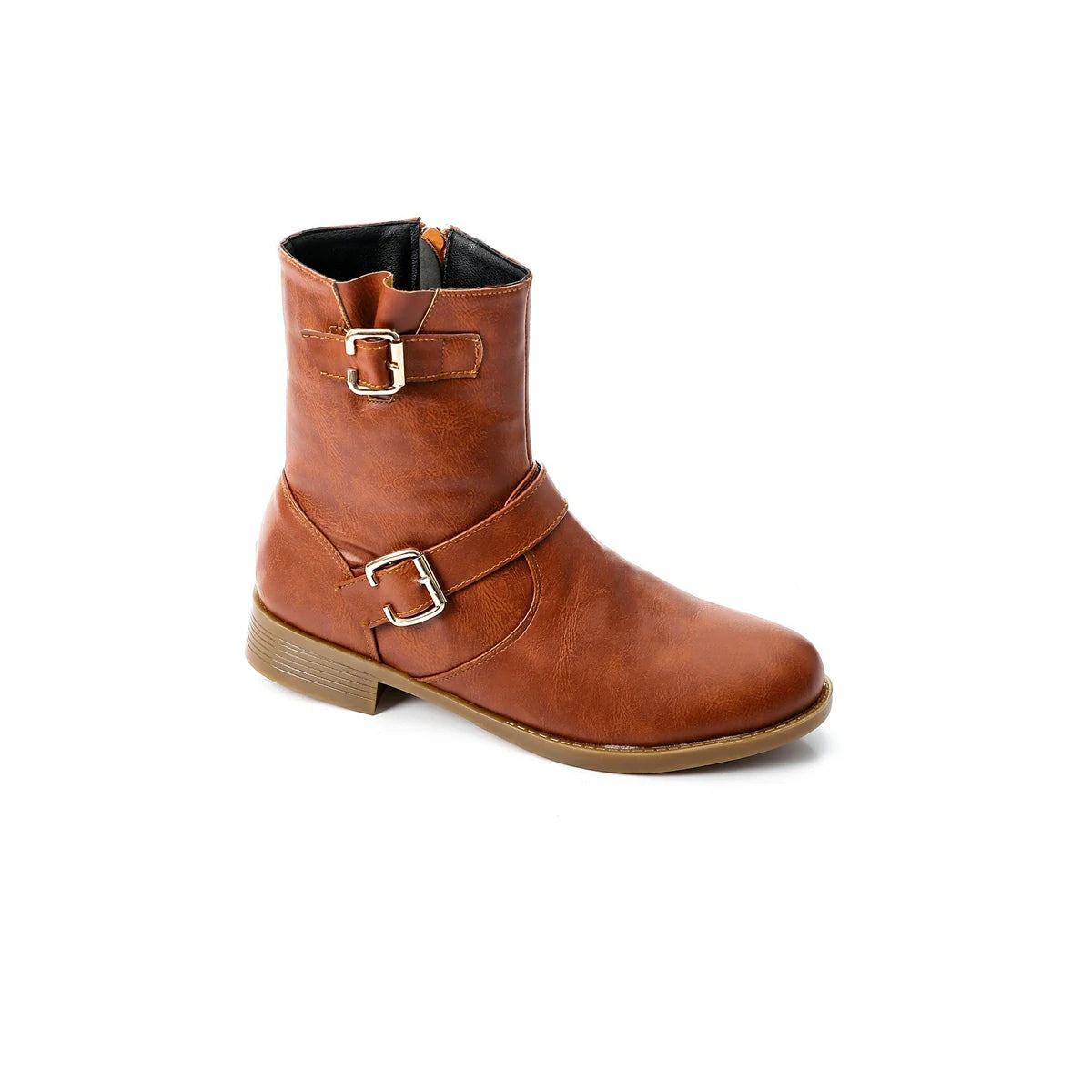 XO Style -Leather Ankle Boot