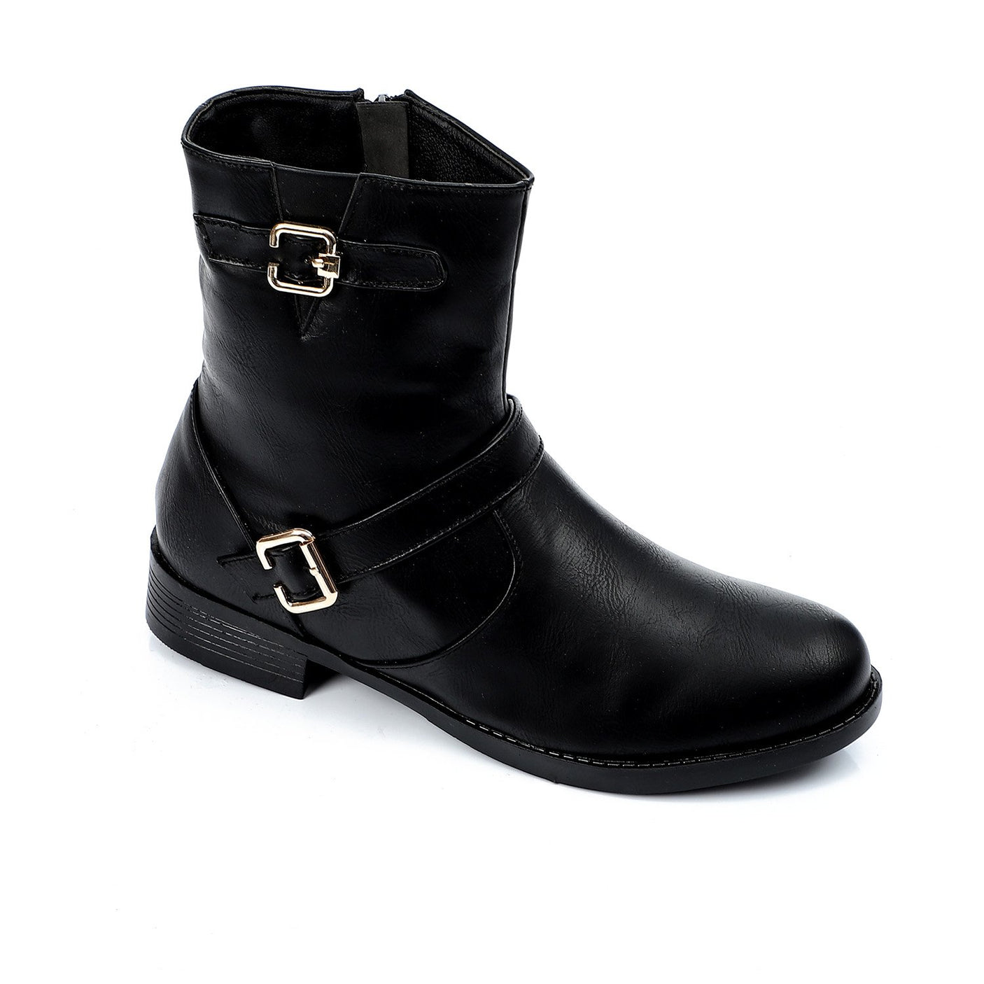 XO STYLE Leather Half-Boot