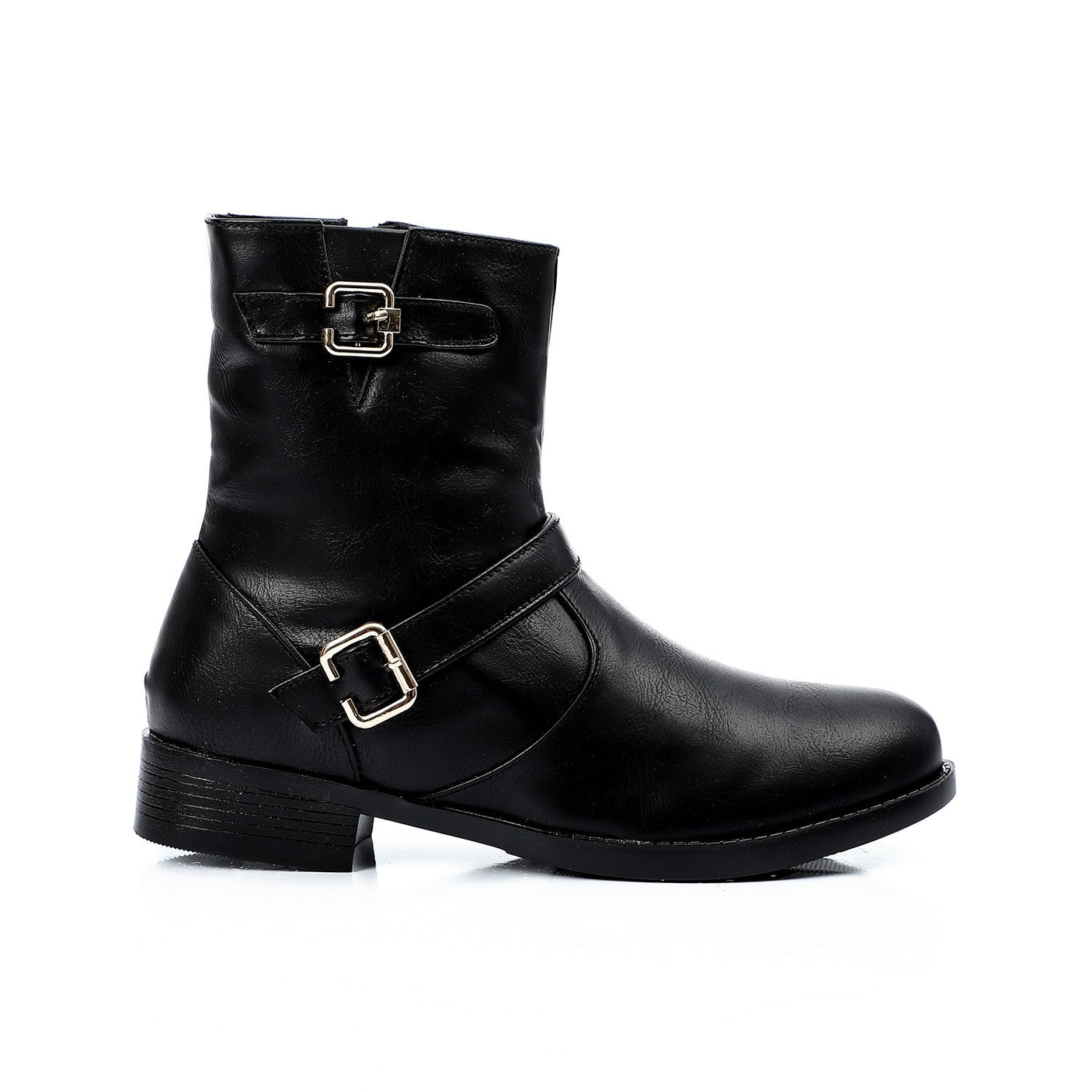 XO STYLE Leather Half-Boot