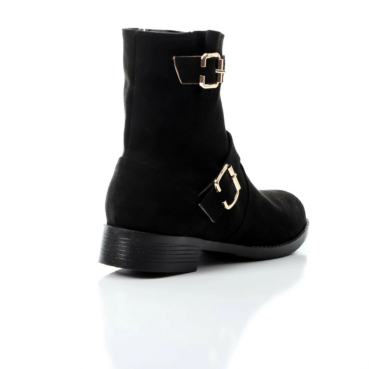 XO - حذاء كاحل من الجلد